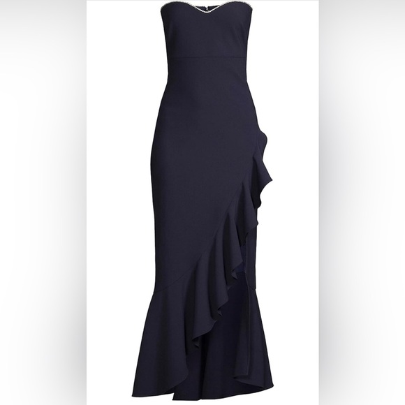 Likely Navy Evening Gown Size 10 - Picture 2 of 4